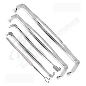 Senn Miller Écarteur à crochet Écarteurs de plaies 3 tranchants, écarteur d'instruments chirurgicaux en acier inoxydable Semi-tranchant 16.0cm Pakistan - Product Image 3