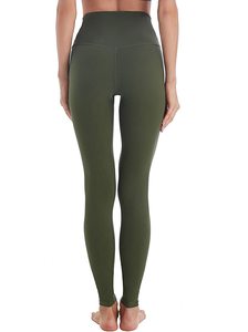 High Waisted Solid Knitted <b>Womens</b> Fitness <b>Leggings</b> Anti-Bacterial Breathable Gym Workout Stretch Activewear Custom Yoga - Product Image 2