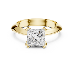 ชุดแหวนแต่งงานแฟชั่น Aries Jewel Classic ทองคำแท้ 14K เพชรเจ้าหญิงทรงเหลี่ยม 1.5 กะรัต เพชรเพาะเลี้ยงในห้องปฏิบัติการ IGI ของขวัญวันครบรอบ - Product Image 1