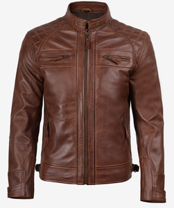 Chaqueta de Motociclista Acolchada de Lana/Nylon para Hombre SBEA IMPEX, Corte Ajustado, Botones Cubiertos, Abrigo para Motociclismo, Ecológica, Invierno, Personalizada OEM - Product Image 4
