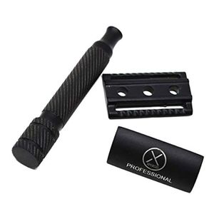 XPERSIS PRO Maquinilla de Afeitar de Seguridad para Hombre, Doble Filo, Hecha a Mano con Acero Alemán, Negra - Product Image 3