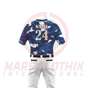 Uniforme de béisbol hecho a medida para equipos, conjunto de camiseta y pantalón de béisbol de tela suave y para deportes profesionales - Product Image 4