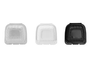 <b>Disposable</b> microwave safe white <b>containers</b> 6 in <b>food</b> clamshell MFPP - Product Image 4