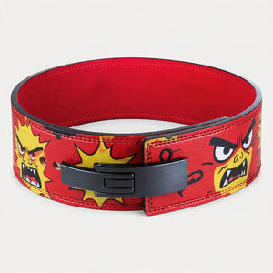 Ceinture de musculation en cuir PU pour l'entraînement et le soutien dorsal, avec levier personnalisé, style Anime, vente en gros - Product Image 3
