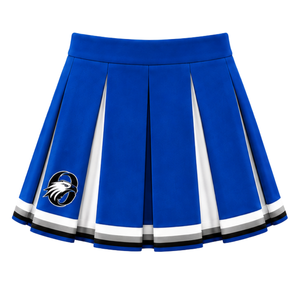 Falda Deportiva Plisada Azul Rey, Blanca y Negra para Mujer, Falda de Animadora de Cintura Alta para Equipo Deportivo, Baile y Uniformes Deportivos - Product Image 1