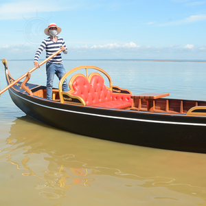 Gondole vénitienne artisanale, véritable bateau à rames de 21 places pour les lacs, les stations balnéaires et les activités fluviales - Vente en gros, contactez-nous - Product Image 3