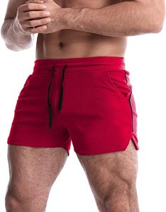 Shorts de sport pour homme respirants, pour la course à pied, la gym, la musculation, avec logo personnalisé, 5 pouces, décontractés, vêtements de sport pour homme - Product Image 2