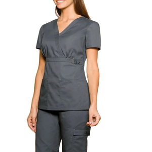 Stylish New Fashion Breathable Lightweight Top Quality Women's <b>Scrub</b> <b>Sets</b> Polyester/Rayon Knitted Nursing <b>Scrubs</b> Uniforms <b>Sets</b> - Product Image 1