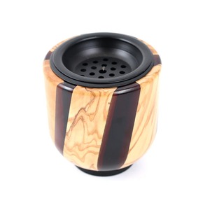 Quemador de Incienso de Madera de Acacia y Resina Epoxi Estilo Árabe Premium – Mubkhar de Lujo Hecho a Mano para Decoración del Hogar, Ramadán - Product Image 4
