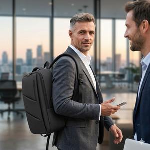 Mochila Profesional para Portátil de Negocios, Impermeable, Antirrobo, con Puerto de Carga USB - Product Image 2