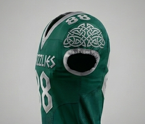 Camiseta de Fútbol Americano para Hombre, Verde, Sublimada, Sin Mangas, de Malla, Transpirable, Ajuste Atlético, para Adultos - Product Image 3