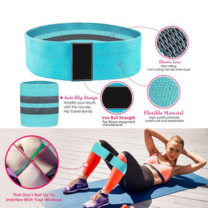 Bandas de Cadera de Neopreno y Algodón Impresas para Entrenamiento al Aire Libre, de Alta Resistencia, para Fisicoculturismo y Fitness, Venta al Por Mayor - Product Image 6