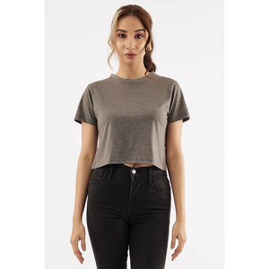 T-shirt court ample pour femme, style tendance, manches courtes, décontracté, léger, été, designs personnalisés, tailles variées, sur mesure - Product Image 4