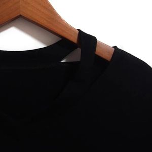 เสื้อครอปคอวีแขนสั้นทรงหลวมพิมพ์ลายหัวใจสำหรับผู้หญิง เลือกสวมใส่สบายๆ ในฤดูใบไม้ผลิและฤดูร้อน - Product Image 2