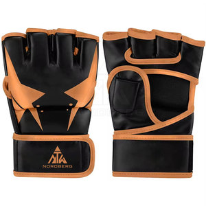Gants de MMA en cuir personnalisés avec logo, haute qualité, service OEM, respirants, légers, durables, écologiques, vente chaude - Product Image 1