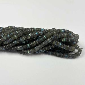 Cuentas de neumáticos Heishi de labradorita Natural de 5mm y 6mm, cuentas de piedras preciosas genuinas, joyería con cuentas de uso diario para mujeres, precio al por mayor a granel - Product Image 4