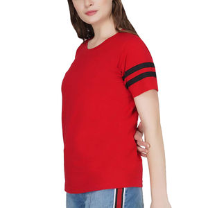 Camiseta Casual de Moda para Mujer, con Logotipo Personalizado, Ecológica, 100% Algodón, Transpirable, de Secado Rápido, Ropa de Verano para Actividades al Aire Libre - Product Image 1