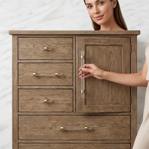 Ba Acrylic <b>T</b>-<b>Bar</b> Adjustable Multi-Function Contemporary Furniture Cabinet <b>Handle</b> Set Easy Installation for Bedroom Dresser - Product Image 2