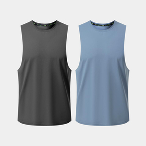 เสื้อกล้ามออกกำลังกายผู้ชายขายส่ง เสื้อผ้ากีฬา โพลีเอสเตอร์ 86% สแปนเด็กซ์ 14% เสื้อกล้ามออกกำลังกายฟิตเนสเพาะกาย - Product Image 5