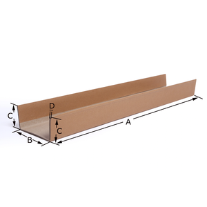 Premium Quality Cardboard <b>Edge</b> Protectors Paper <b>Corner</b> <b>Guard</b> Durable Packaging Protection for Export Pallets - Product Image 1