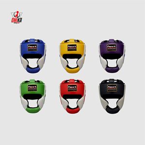 OMIKA INTERNATIONAL Best Protection Performance Customized Color Size Comfortable MMA Leather Kick Boxing <b>Training</b> <b>Head</b> Guard - Product Image 5