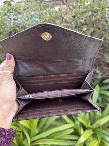 Cartera de mano de piel de vaca de cuero occidental, billetera tallada a mano, multiusos, pelo en ocultar, embragues elegantes de nuevo diseñador para mujer - Product Image 6