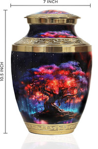 โกศบรรจุอัฐิงานฝีมือสมัยใหม่สำหรับผู้ใหญ่ ขายส่ง สไตล์อเมริกัน โกศตกแต่งสำหรับบุรุษและสตรี - Product Image 2