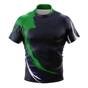 ชุดรักบี้สั่งทำขายส่ง ระบายอากาศได้ดี พิมพ์ลายแบบซับลิเมชั่น มีทุกแบบให้เลือก ทนทาน ชุดรักบี้สำหรับผู้ใหญ่ - Product Image 1