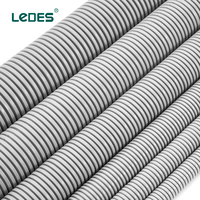 Tuyau de Conduite Électrique UL1653 Coreline ENT, 1/2~2-1/2 Pouces, PVC Gris, Tube Flexible FT4