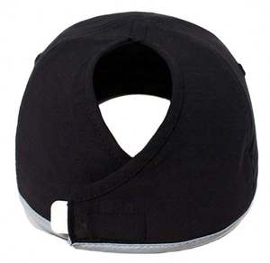 Gorra Deportiva de Alta Calidad para Mujer con Ribete Reflectante 3M, Gorra de Running Personalizada OEM sin Espalda para Cola de Caballo, Nuevo Diseño - Product Image 4