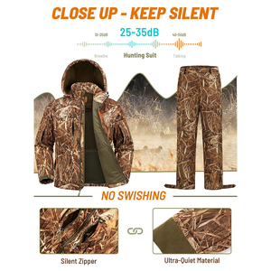 Tenue de chasse camouflage en toile respirante, anti-humidité et ignifuge 2026 pour sports de plein air 100% personnalisable - Product Image 5