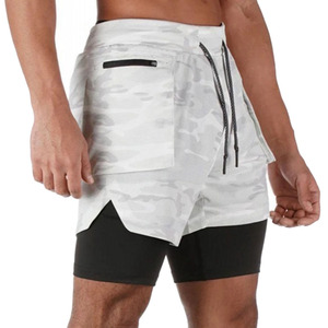 Pantalones Cortos de Algodón para Hombre al por Mayor, Personalizados, con Cordón en la Cintura, Acabado Lavado, Transpirables, de Secado Rápido - Pantalones Cortos Casuales Oversize para Correr - Product Image 5