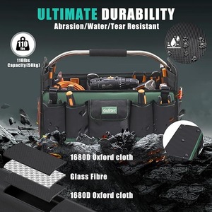 <b>Tool</b> <b>Bag</b> Organizer for Men Multi-Pockets and Adjustable Shoulder Strap Portable <b>Tool</b> Box Home Essentials - Product Image 5