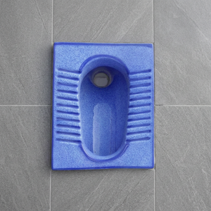 Cobalt Blue Rustic Color <b>Ceramic</b> Sanitary Wares Indian Asian Squatting Toilet Orissa <b>Pan</b> WC Bathroom <b>Pan</b> - Product Image 3