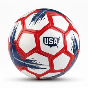 Ballon de football international de qualité supérieure, cousu à la machine, 32 panneaux, écologique, résistant à l'eau, taille officielle 4, personnalisé - Product Image 1