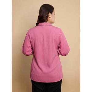 Camisa de Algodón Transpirable para Mujer, Cómoda para Oficina, Viajes y Uso Diario, Compre Directamente del Proveedor, Exportación a India al por Mayor - Product Image 3