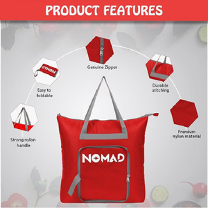 Folding Grocery Tote <b>Bag</b> Lightweight Travel Carry <b>Bag</b> 20L <b>30L</b> Reusable Market Shopping <b>Bag</b> with Pocket Design - Product Image 2