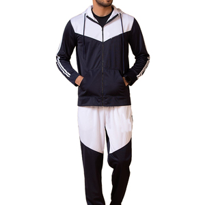 Survêtement de sport personnalisé pour homme : veste zippée intégrale et pantalon de jogging pour la gym, la course, le fitness et l'entraînement – OEM ODM - Product Image 6