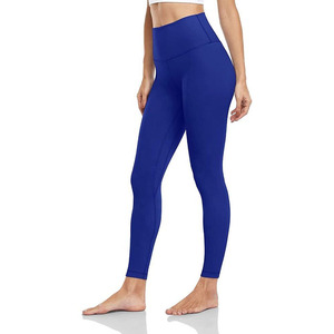 Women's Casual Elastic Waist Full Length Yoga <b>Leggings</b> <b>with</b> <b>Pockets</b> Breathable Quick Dry Spandex/Nylon for Fitness <b>Workouts</b> - Product Image 3