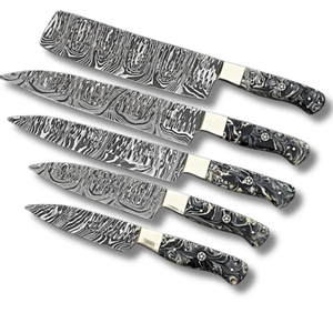 Kitchen <b>Knife</b> <b>Set</b> Stainless Steel Professional Chef <b>Knife</b> <b>Set</b> with <b>Sharp</b> Blade and Sheet Handle - Product Image 1
