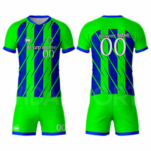 Fabricante de Uniformes de Fútbol Personalizados, Conjunto de Camiseta y Pantalones Cortos de Fútbol, Equipación de Equipo, Pedido al por Mayor con Impresión de Logotipo - Product Image 6