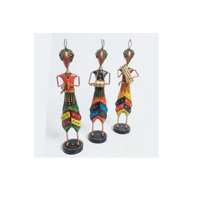 Meilleur article cadeau : Ensemble de 3 figurines de musiciens en fer pour la décoration intérieure, objets de collection de table, pièces décoratives, décoration pour hôtels, réceptions et bureaux - Product Image 6