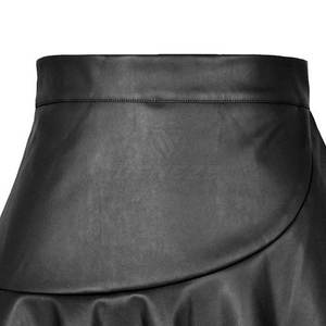 Falda de cuero transpirable para mujer, hecha en Pakistán, para venta en línea, la más vendida, servicio OEM, falda de cuero para mujer - Product Image 6