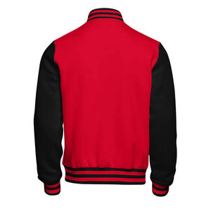 Veste universitaire respirante d'hiver pour hommes grands et corpulents, mélange de laine, logo sur le devant, design décontracté unisexe - Product Image 6