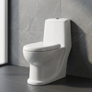 Premium Long Lasting One Piece Ceramic Water Closet Western Monobloc Toilet Sanitary Ware For Modern Bathroom - Product Image 4