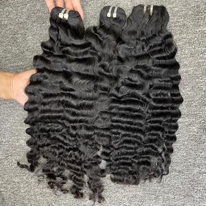 Extensiones de Cabello Humano de Alta Calidad, Extensiones de Cabello Ondulado, Estilo Rizado Italiano, Color Natural de Vietnam - Product Image 5