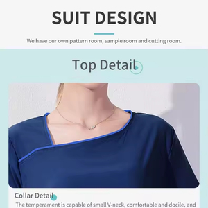 Custom Green Hospital <b>Scrubs</b> Uniforms Spandex Knitted Top <b>Jogger</b> Pants Wholesale Nursing Wear Customized Medical <b>Scrubs</b> Jacket - Product Image 5
