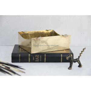 Cenicero de latón Vajilla Showpiece Estilo moderno Cigarro Cigarrillo Cenizas Contenedor Ceniceros a prueba de aire en accesorios para fumar - Product Image 2