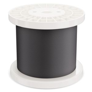 Kit Cavo in Acciaio Inossidabile 316 da 1/8'' 500 ft, Resistenza alla Rottura 1600 Lbs, 7x7 Fili, per Uso Marino, Include Tagliacavi e Guanti - Product Image 4