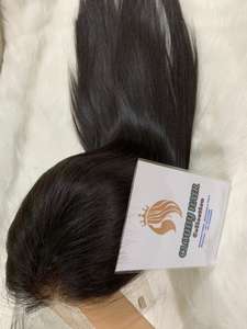 Extensiones de pelucas de cabello humano de Color marrón liso de hueso al por mayor 100% cabello humano virgen crudo sin procesar de doble estirado - Product Image 3